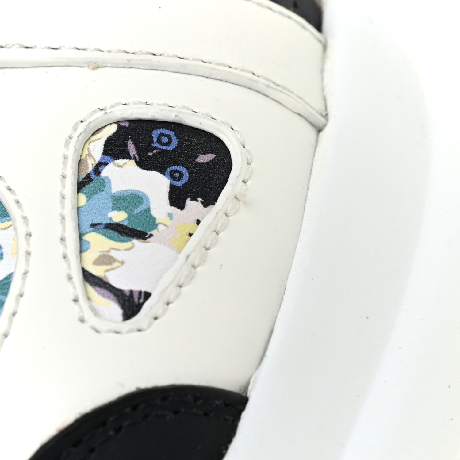 Louis Vuitton Flower Printed Calfskin Monogram LV Archlight Sneakers 39 Black Blue 10 of 10