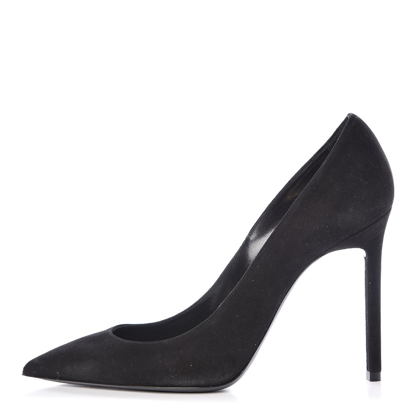 Suede Calfskin Zoe Pumps 38 Black