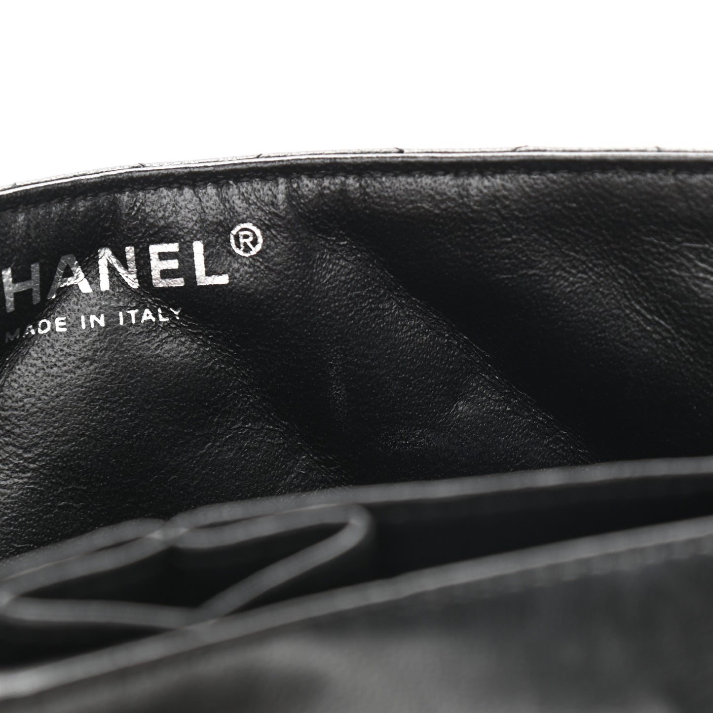 Lambskin Quilted East West Flap Black