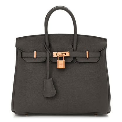 Hermes Togo Birkin 25 Etain 1 of 11