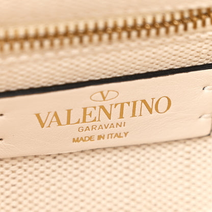 Valentino Garavani Knit Medium Roman Stud Shoulder Bag Ecru 6 of 9