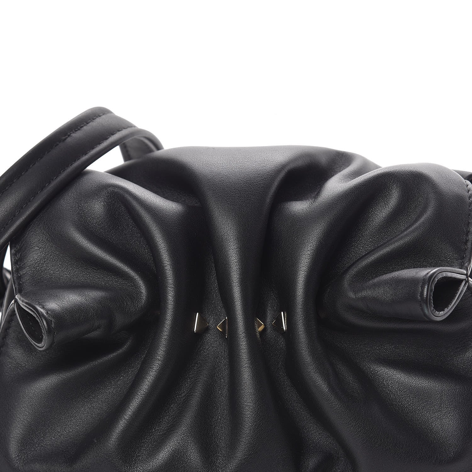 Valentino Garavani Smooth Calfskin Mini Bloomy Crossbody Bag Black 7 of 14