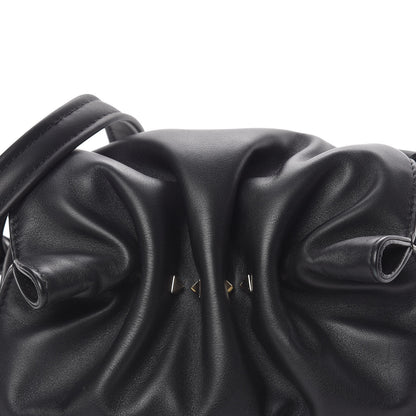Valentino Garavani Smooth Calfskin Mini Bloomy Crossbody Bag Black 7 of 14