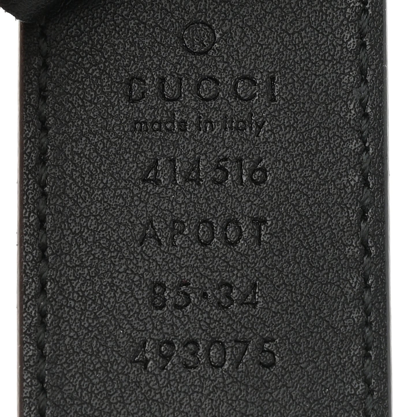 Calfskin Double G 30mm Belt 85 34 Black
