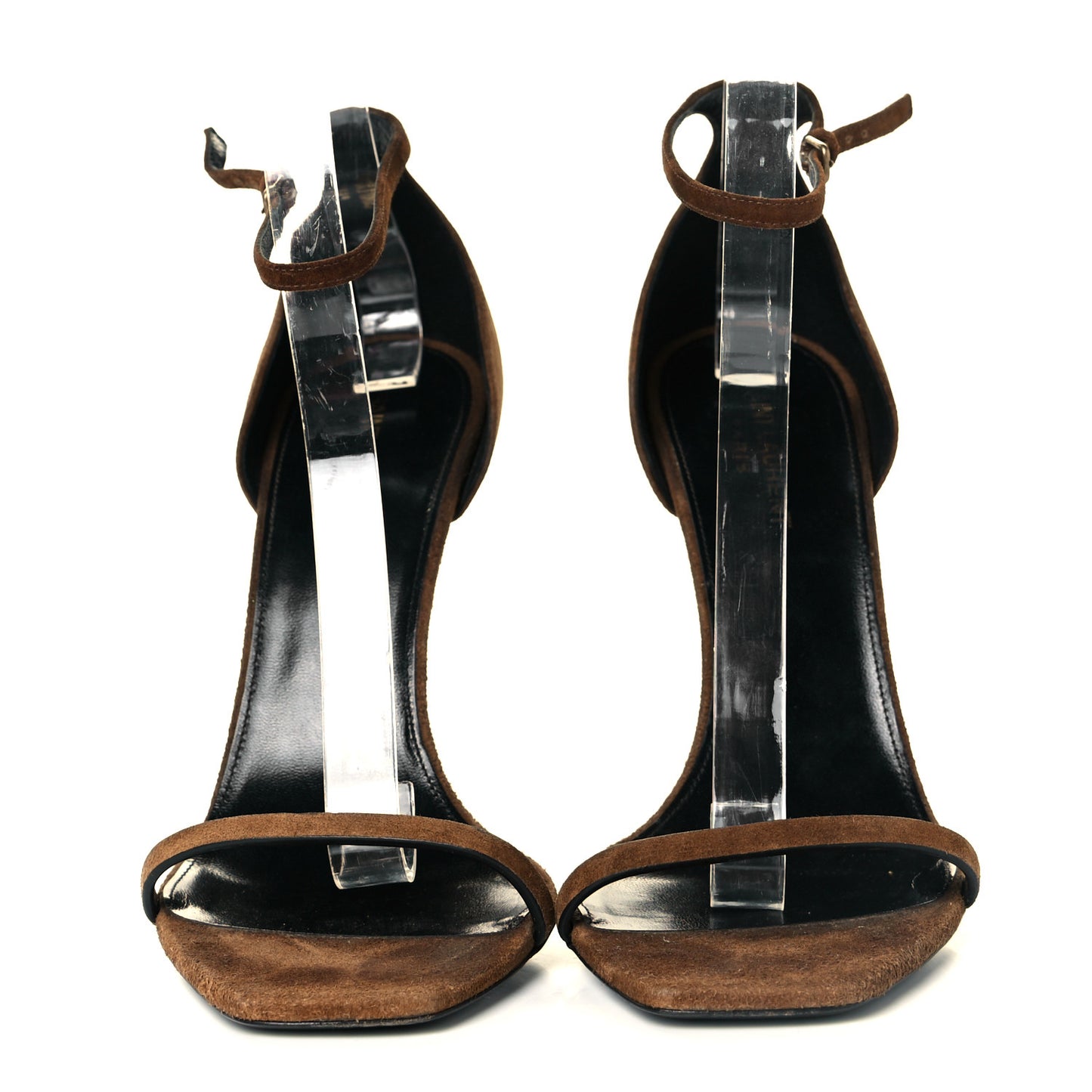 Suede Calfskin Opyum 110 Sandals 41 Cachemere Gold