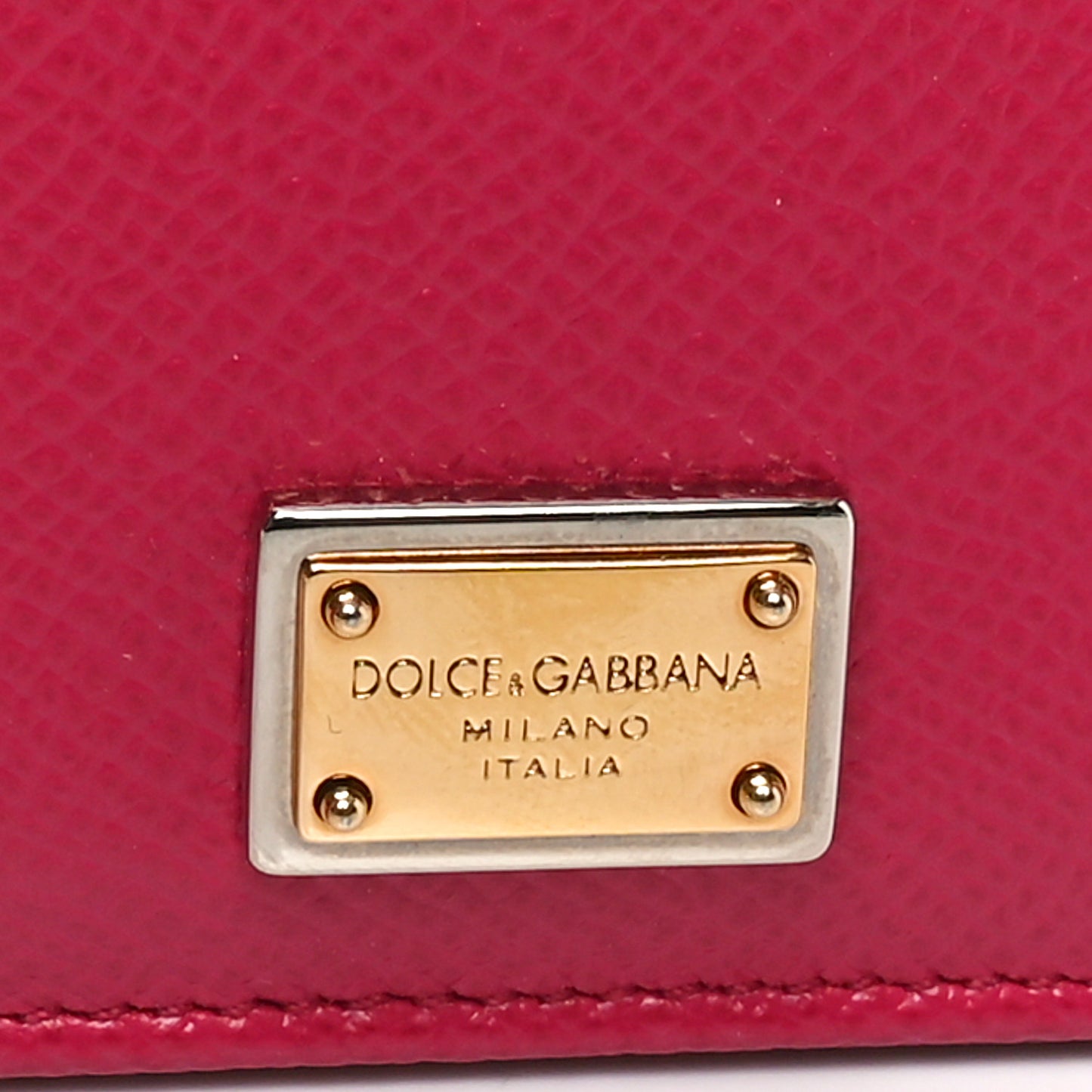 Dauphine Mini Miss Sicily Chain Wallet Pink