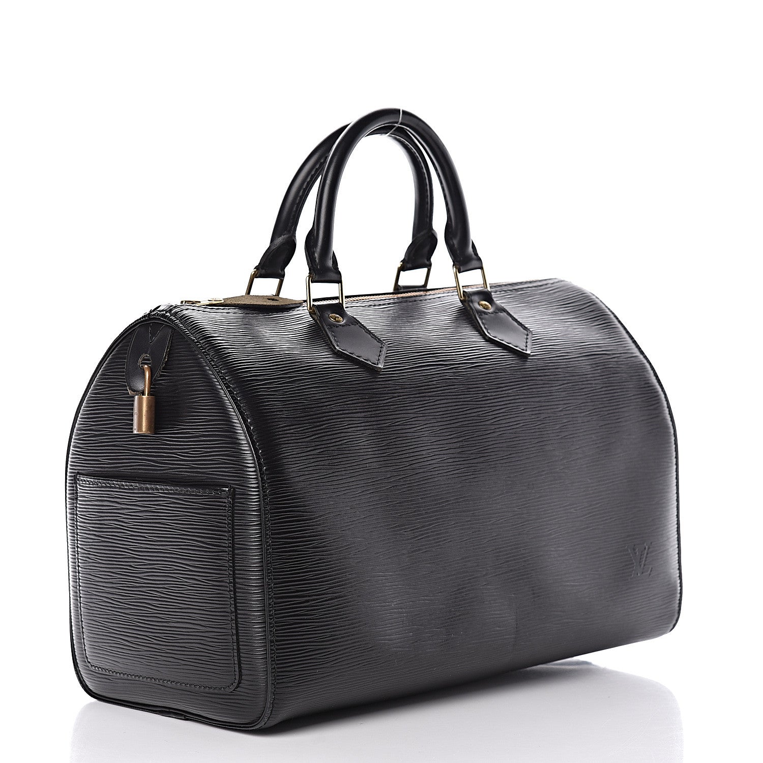 Louis Vuitton Epi Speedy 30 Black 3 of 13