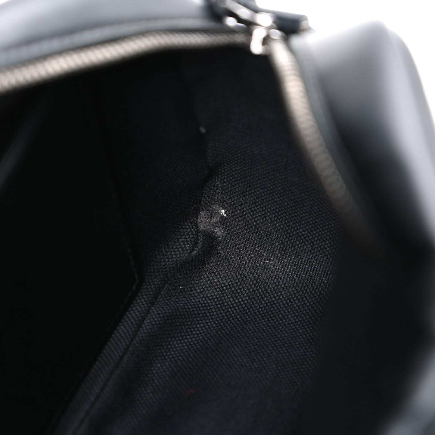 Calfskin Matelasse Monochrome Small GG Marmont Chain Shoulder Bag Black