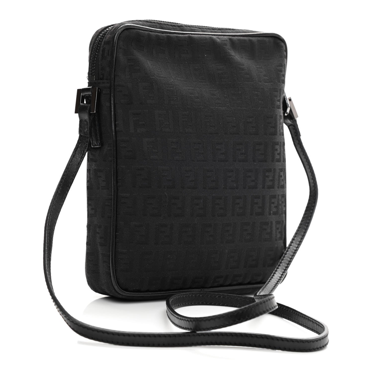 Fendi Zucchino Crossbody Black 3 of 12