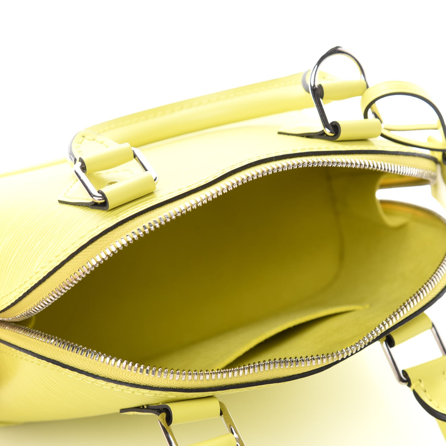 Louis Vuitton Epi Jacquard Alma BB Yellow Citron 5 of 11
