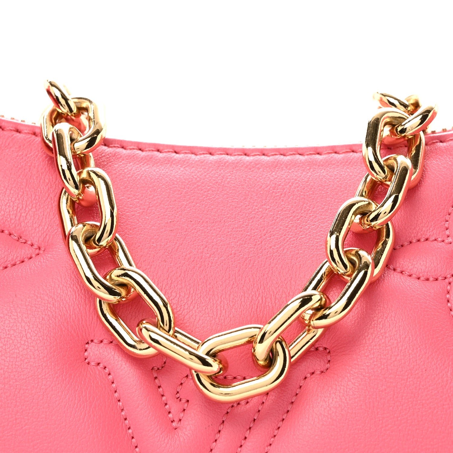 Louis Vuitton Calfskin Bubblegram Over The Moon Dragon Fruit 7 of 12