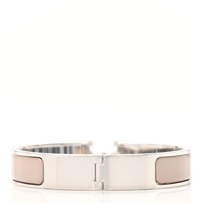 Hermes Enamel Clic Clac H Narrow Bracelet PM Marron Glace 3 of 6