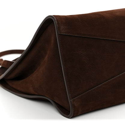 Alaia Nubuck Large Le Click East West Bag Brun Fonce 8 of 10
