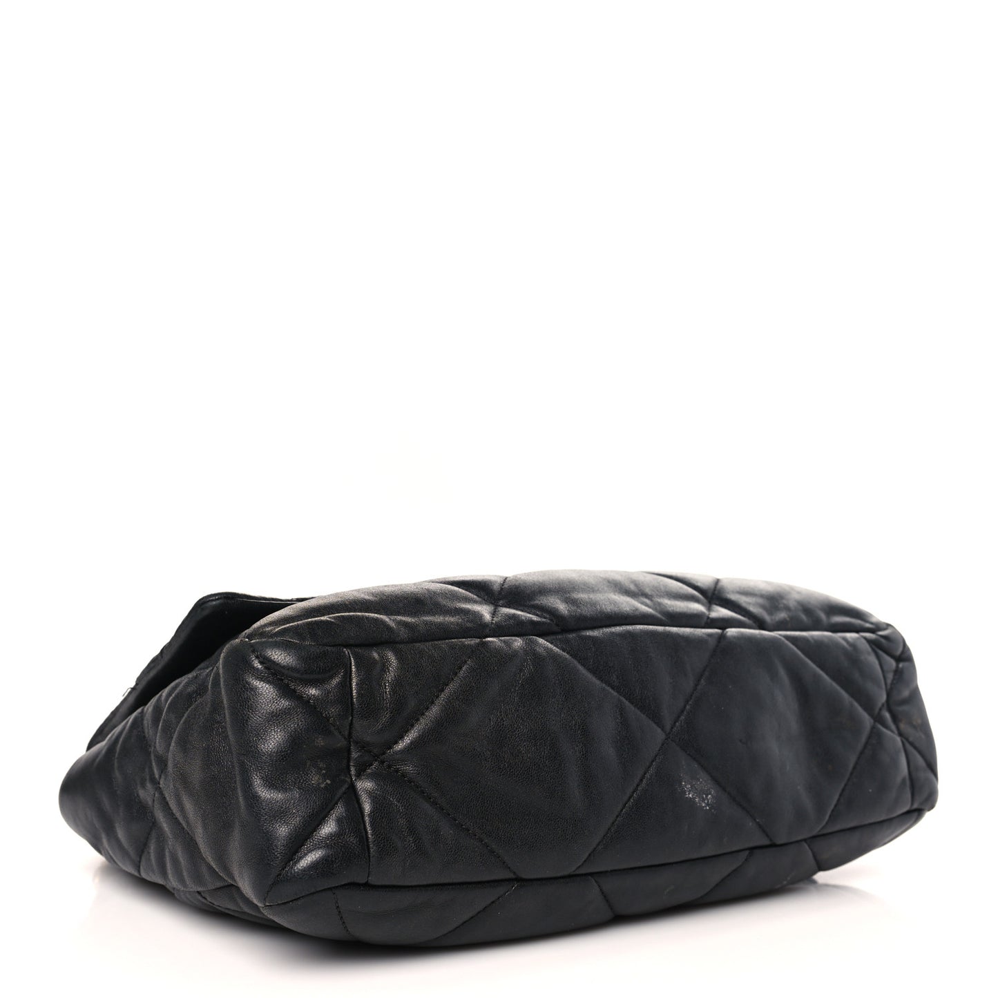 Lambskin Quilted Large Chanel 19 Flap Black