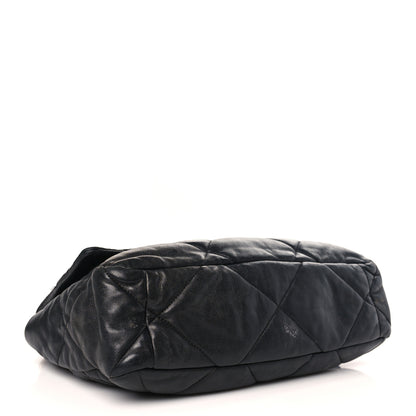 Chanel Lambskin Quilted Large Chanel 19 Flap Black 4 of 14