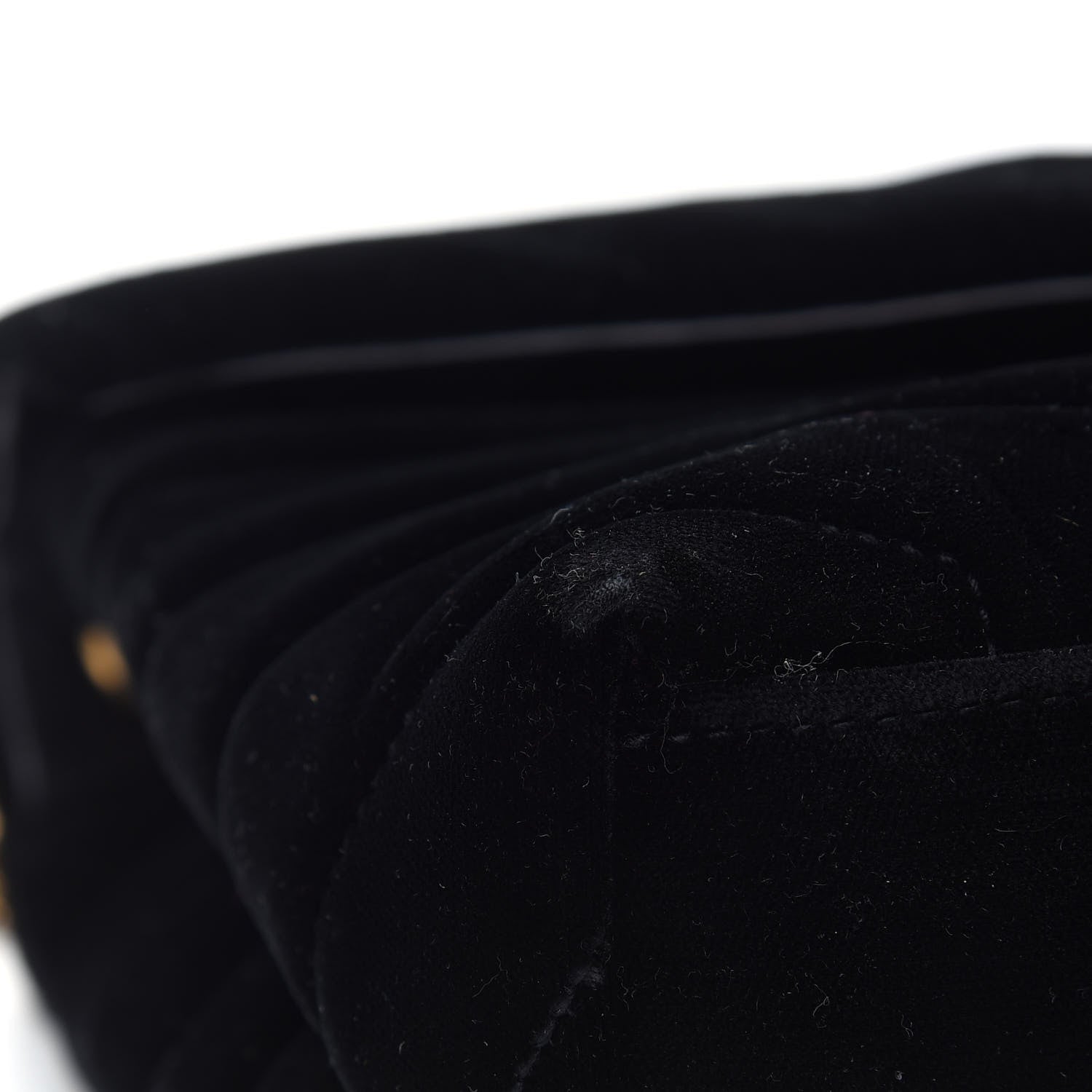 Saint Laurent Velvet Y Quilted Monogram Small Loulou Chain Satchel Black 11 of 12
