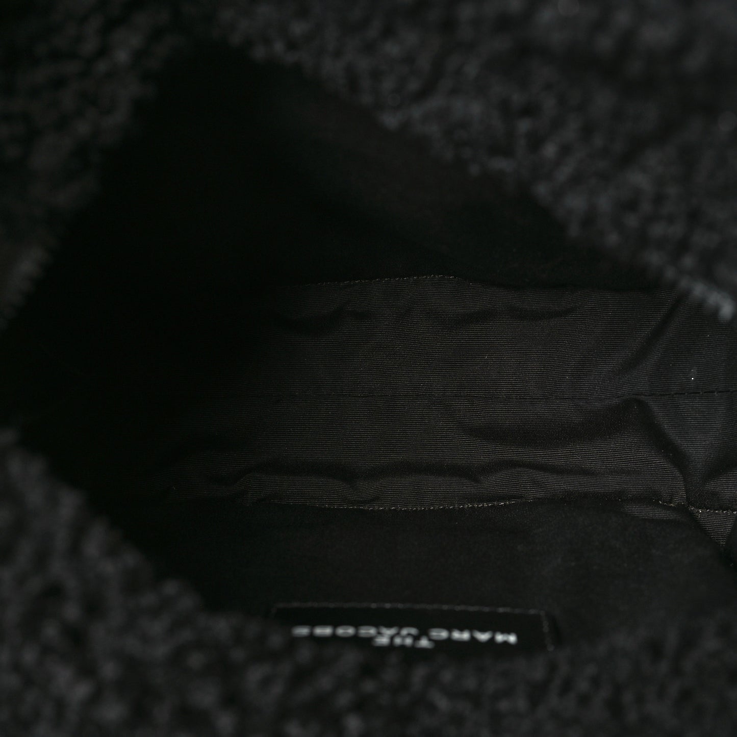 Polyester Cotton Mini The Teddy Traveler Tote Bag Black