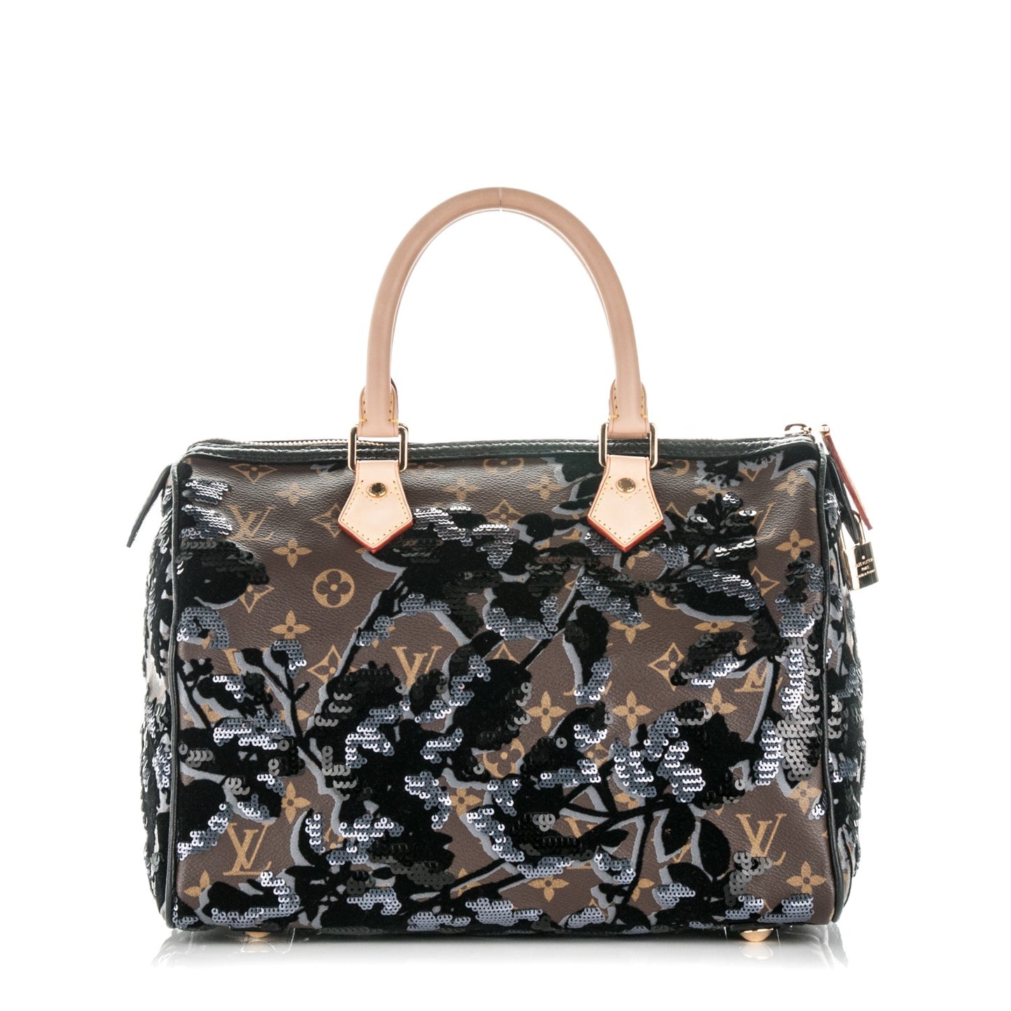 Monogram Fleur De Jais Sequins Speedy 30