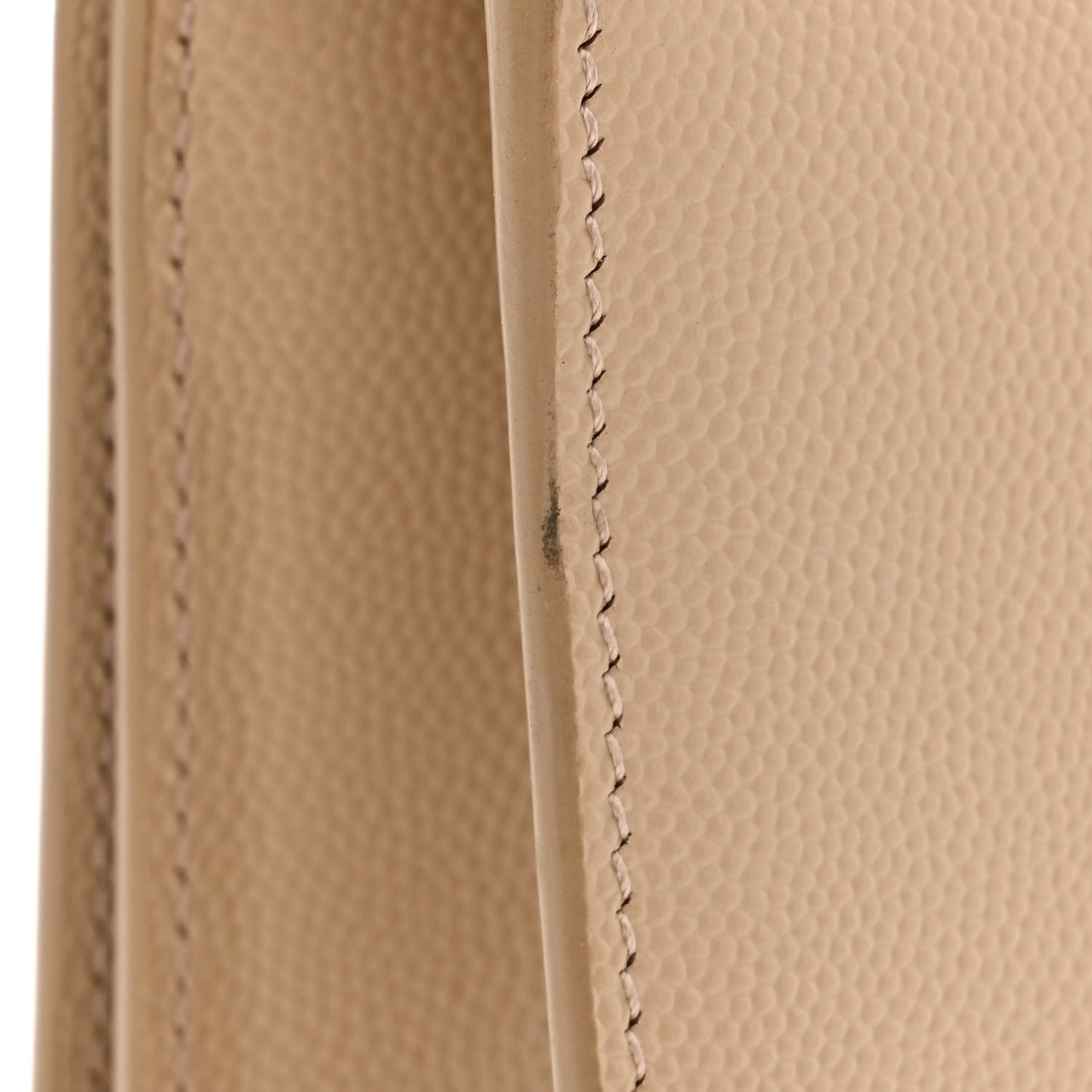 Grain De Poudre Classic Monogram Cassandre Clutch Nude