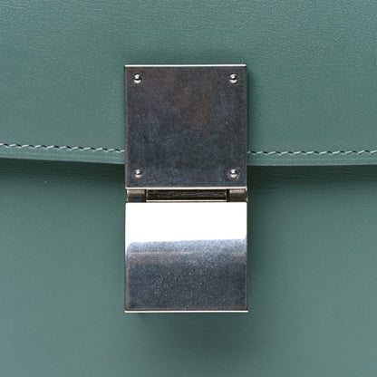 Celine Box Calfskin Medium Classic Box Flap Bag Jade 5 of 6