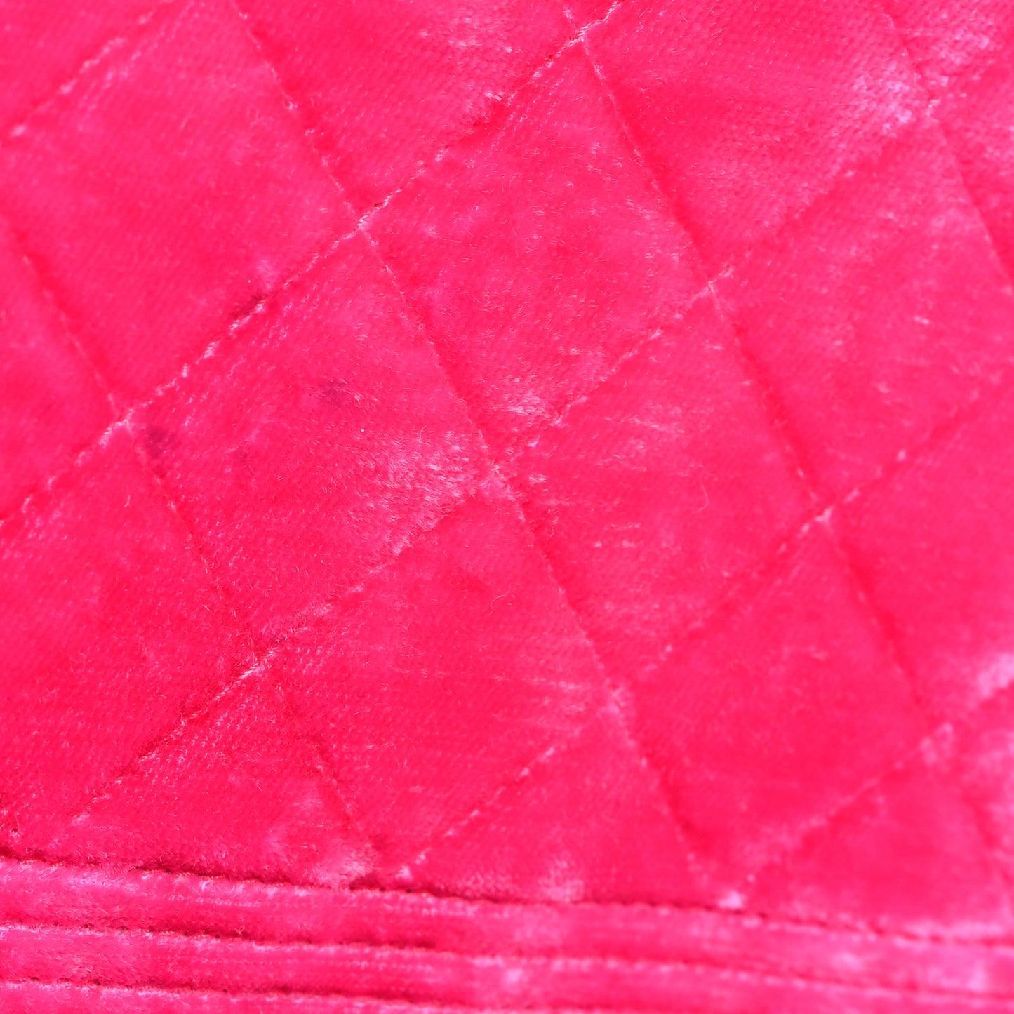 Velvet Quilted Boy Wallet On Chain WOC Fuchsia