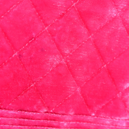 Chanel Velvet Quilted Boy Wallet On Chain WOC Fuchsia 15 of 15