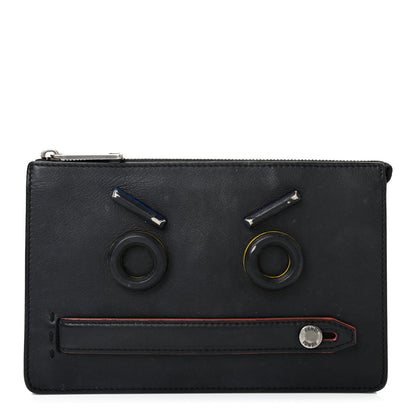 Fendi Faces Slim Clutch Black 1 of 7