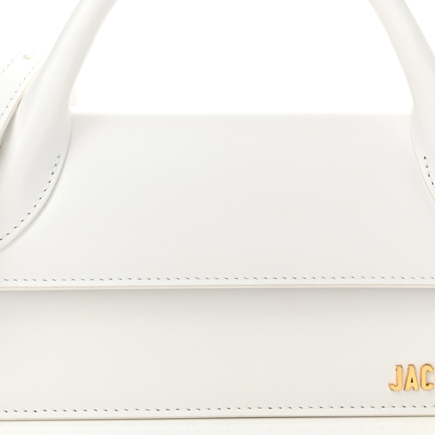 Jacquemus Smooth Calfskin Le Chiquito Long White 7 of 15