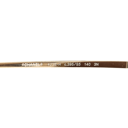 Chanel Acetate Metal Pearl Butterfly Sunglasses 4236-H Brown 5 of 7