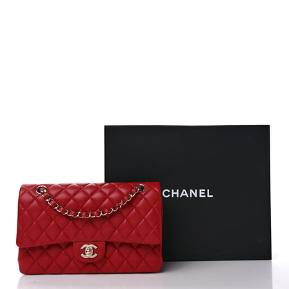 Chanel Caviar Quilted Medium Double Flap Red 10 of 10