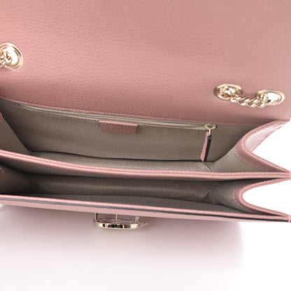 Gucci Dollar Calfskin Interlocking G Shoulder Bag Soft Pink 5 of 10