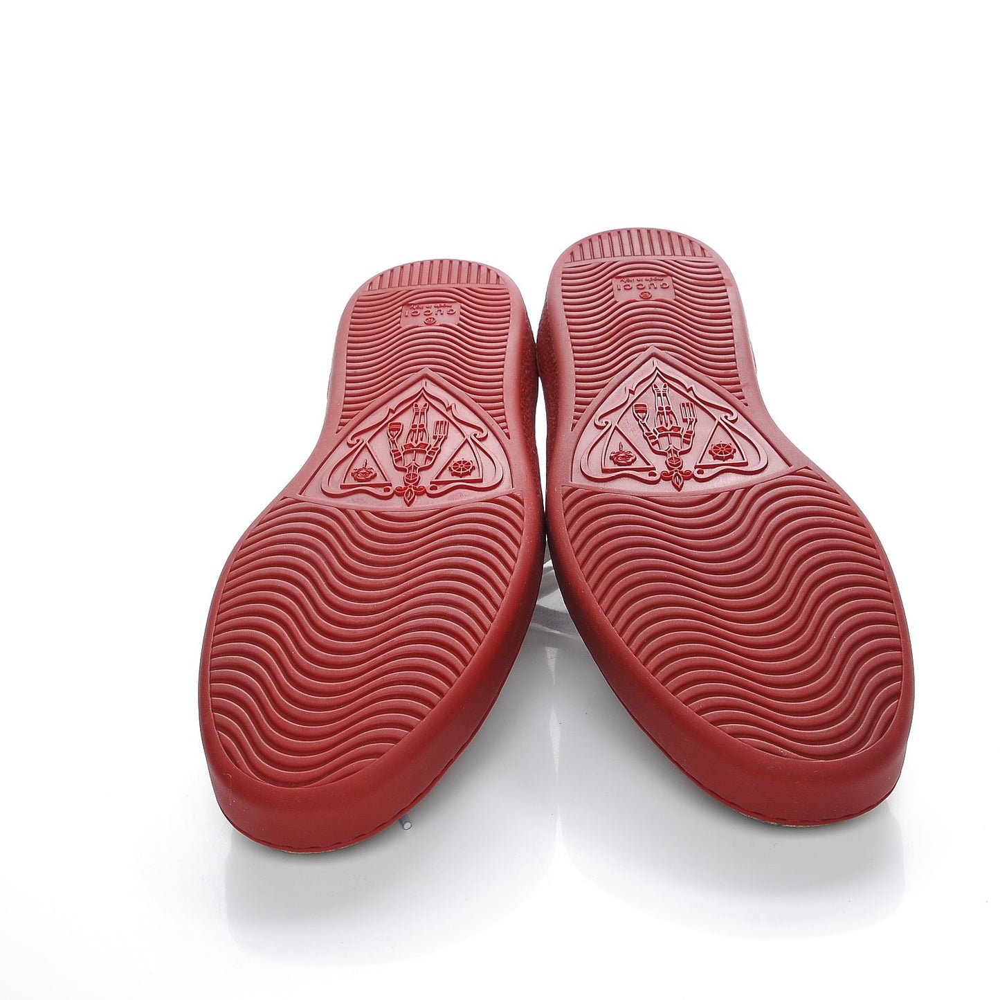 GG Supreme Monogram Ayers Web Mens Ace Sneakers 9.5 Blue Red