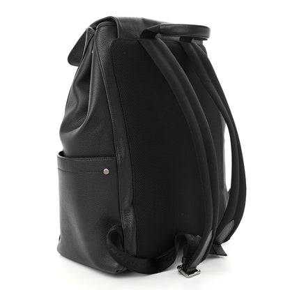 Christian Dior Grained Calfskin Saddle Backpack Black 3 of 11