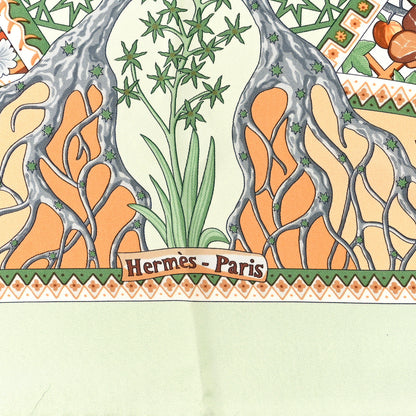 Hermes Silk Axis Mundi Shawl 90 3 of 4
