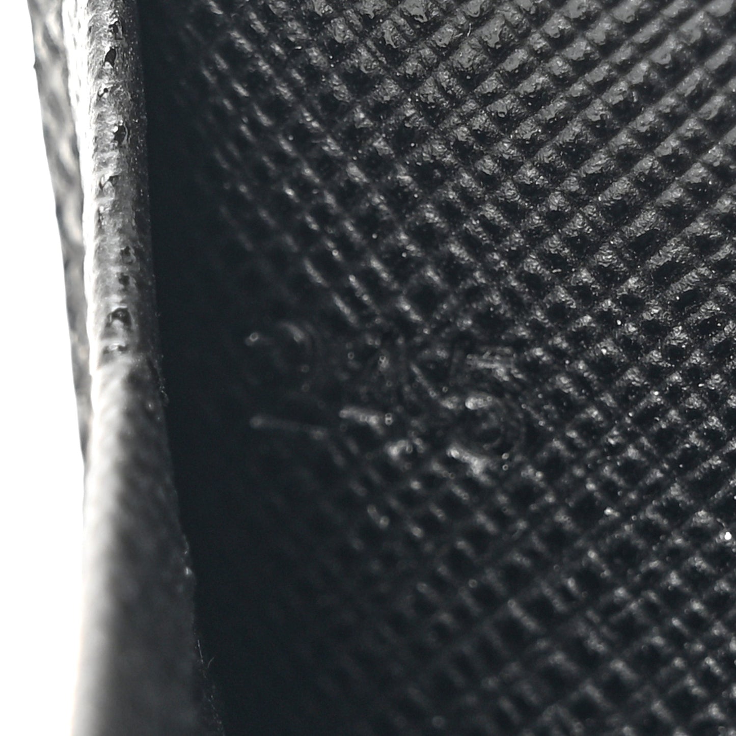 Saffiano Triangle Card Holder Black