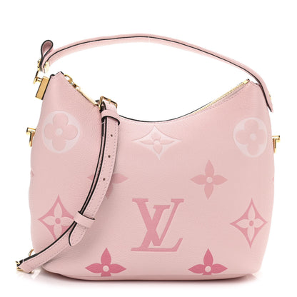 Louis Vuitton Empreinte Monogram Giant By The Pool Marshmallow Hobo PM Bouton De Rose 1 of 10