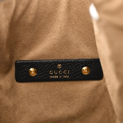 Gucci Grained Calfskin Softbit Maxi Shoulder Bag Black 7 of 11