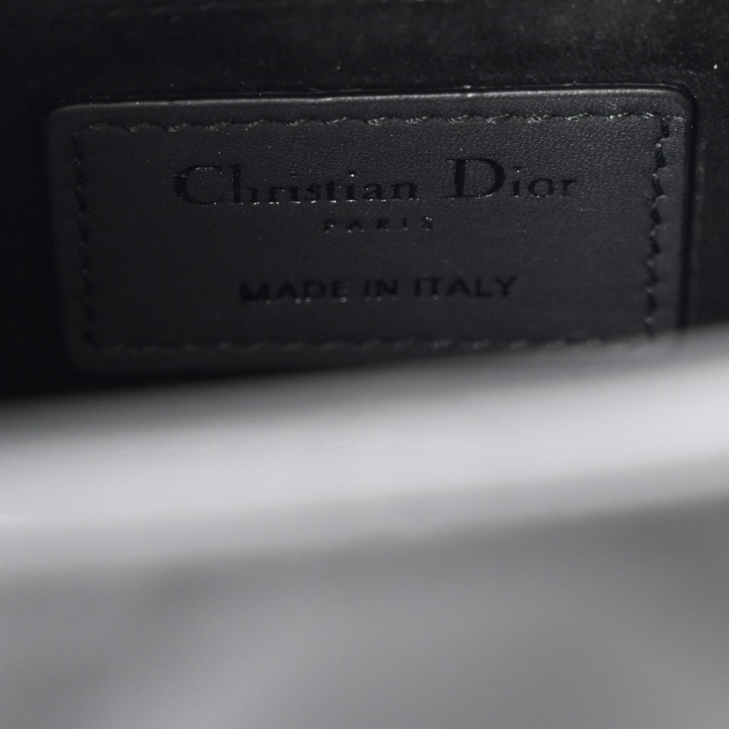 Ultra Matte Calfskin Cannage Medium Lady Dior Black
