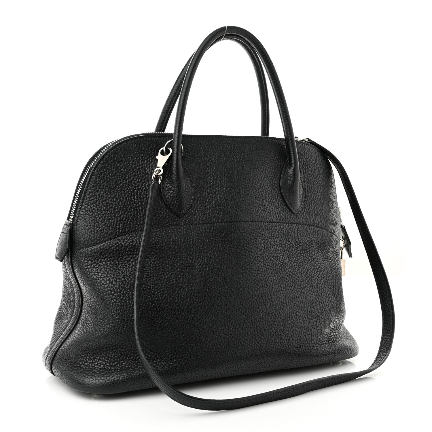 Hermes Taurillon Clemence Bolide 35 Black 3 of 11