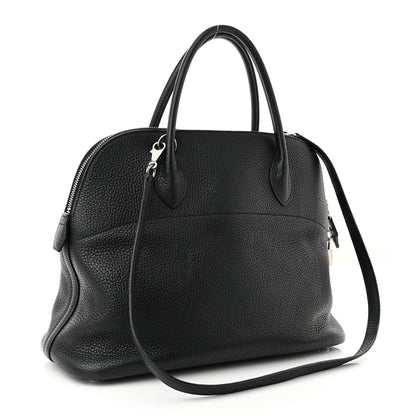 Hermes Taurillon Clemence Bolide 35 Black 3 of 11