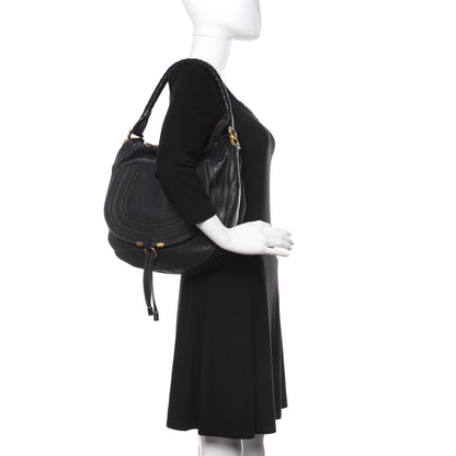 Chloe Calfskin Medium Marcie Hobo Black 2 of 10