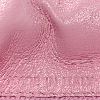 Christian Dior Lambskin Cannage Bi-Color Small Lady Dior Flap Card Holder Black Pink 8 of 11