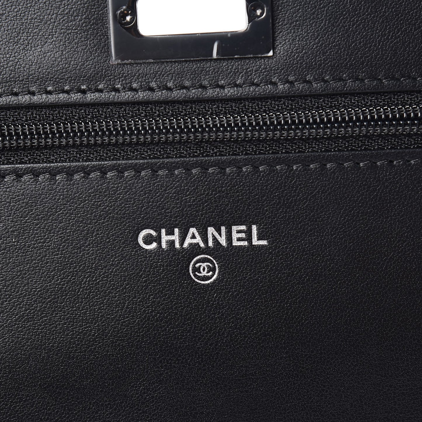 Aged Calfskin Quilted Reissue Wallet On Chain WOC So Black