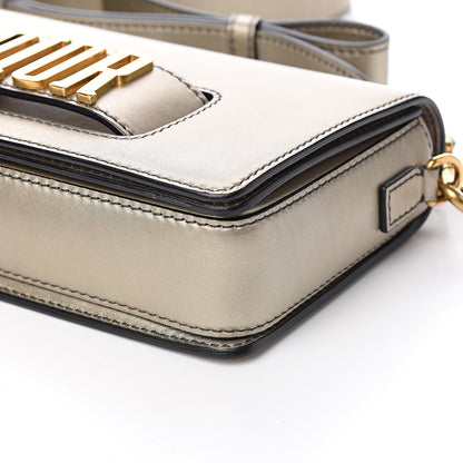 Christian Dior Metallic Smooth Calfskin Dio(r)evolution Flap Bag Gold 13 of 14