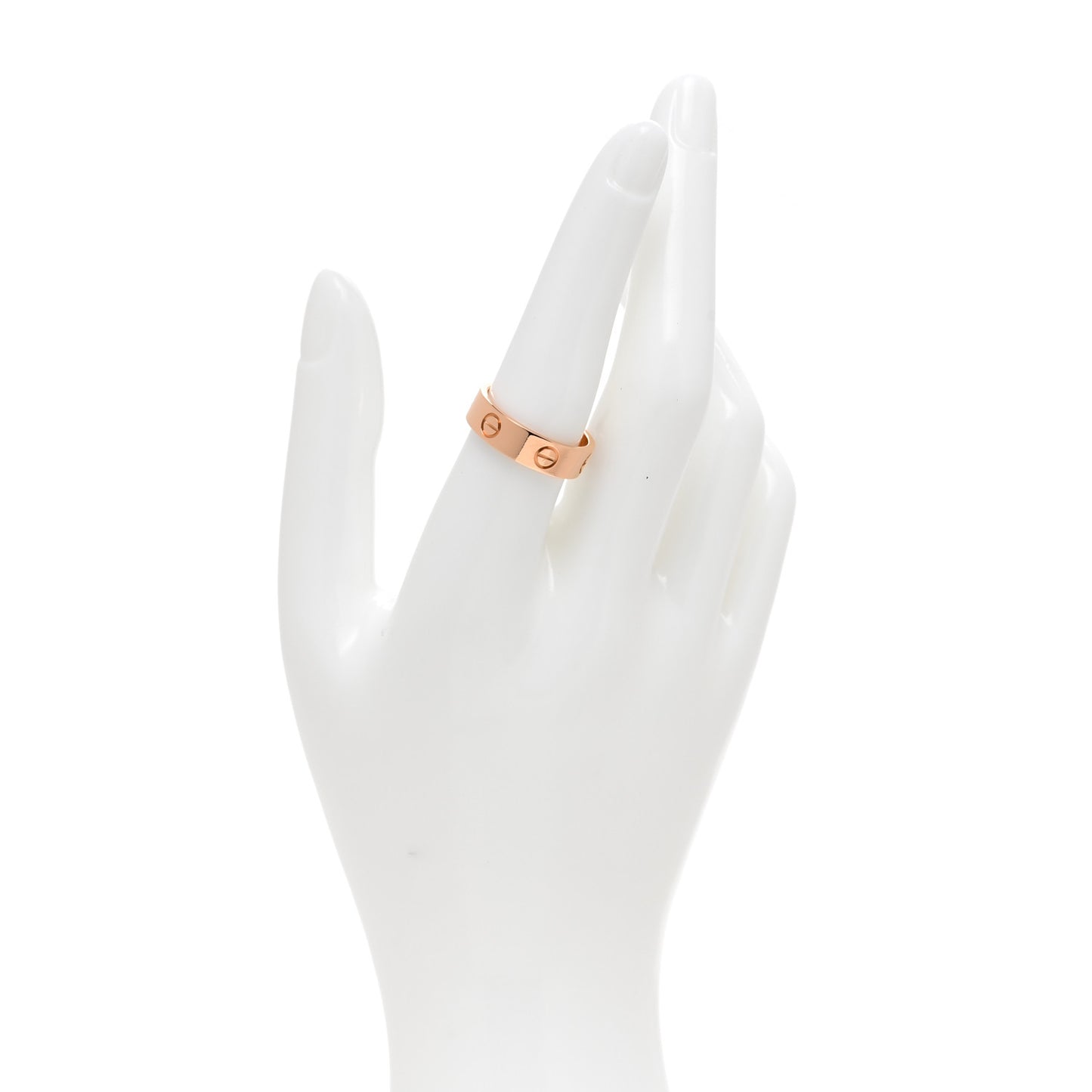 18K Pink Gold 5.5mm LOVE Ring 56 7.75