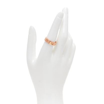 Cartier 18K Pink Gold 5.5mm LOVE Ring 56 7.75 2 of 5