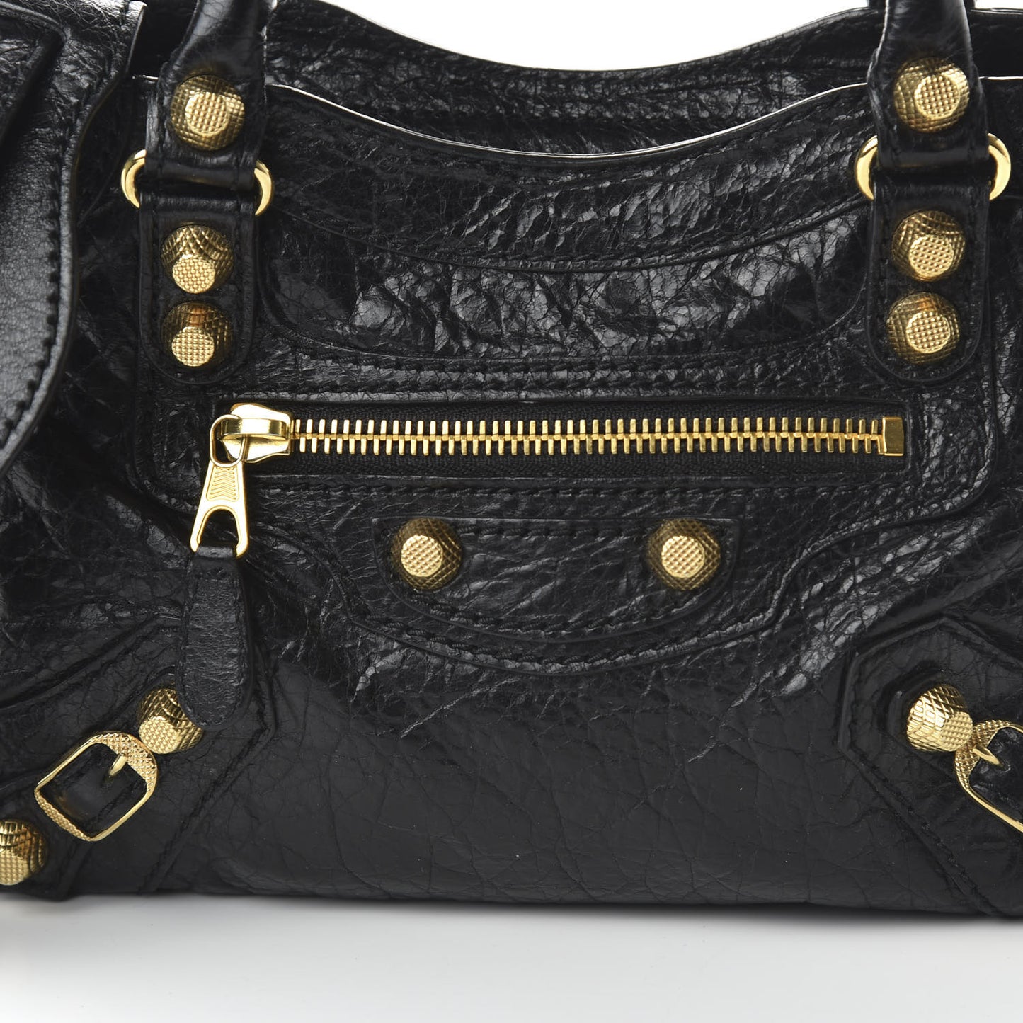 Agneau Giant 12 Gold Hardware Mini City Black