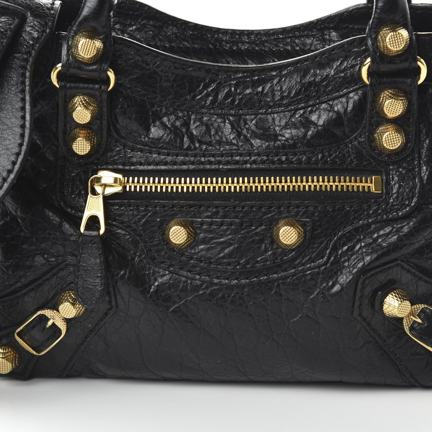Balenciaga Agneau Giant 12 Gold Hardware Mini City Black 10 of 10