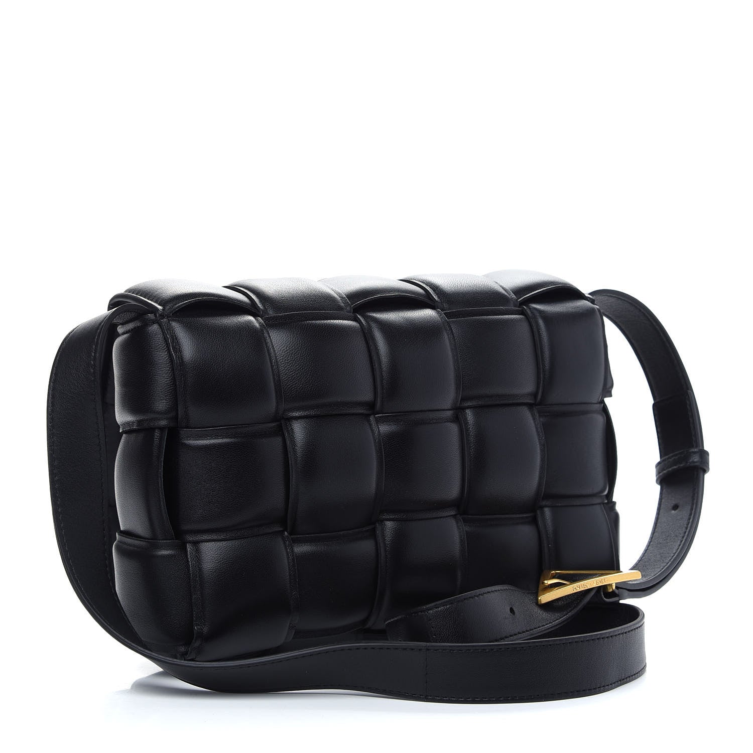 Bottega Veneta Nappa Maxi Intreccio Padded Cassette Crossbody Bag Black 3 of 8