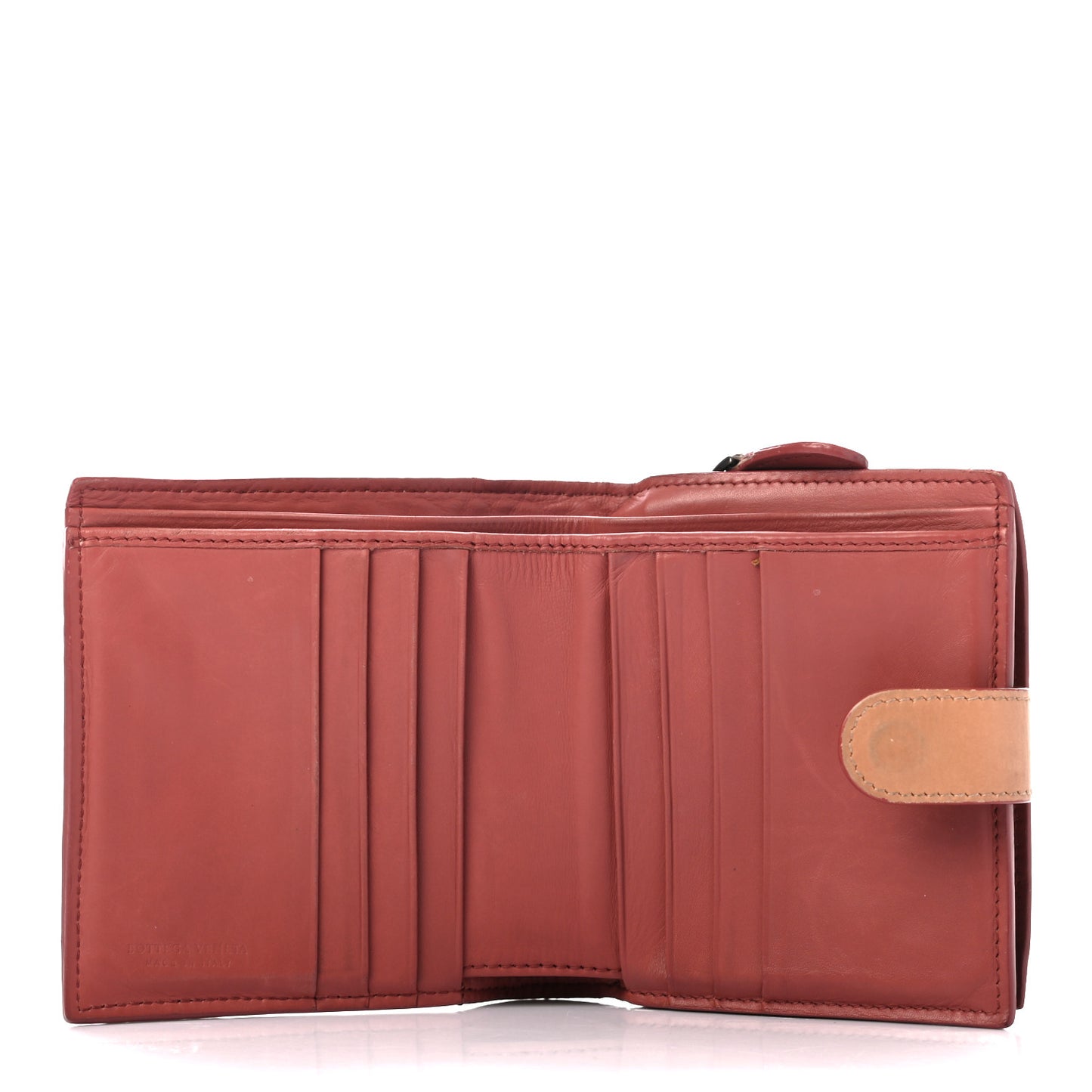 Nappa Intrecciato French Compact Wallet